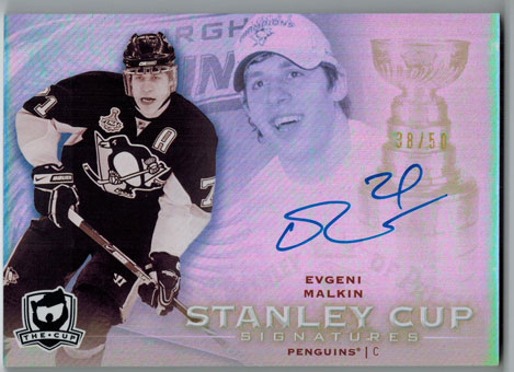 Evgeni Malkin 2009-10 The Cup Stanley Cup Signatures #SCEM