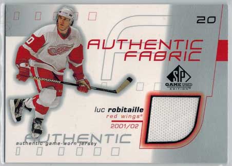 Luc Robitaille 2001-02 SP Game Used Authentic Fabric #AFLR