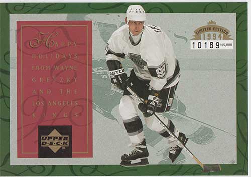 Wayne Gretzky 1994-95 Kings Upper Deck Season Ticket #NNO JUMBO