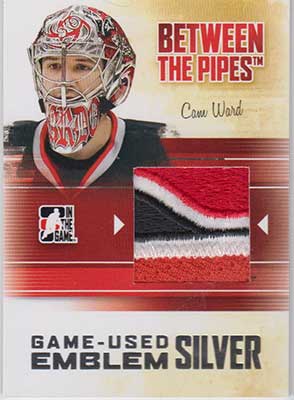 Cam Ward 2010-11 Between The Pipes Emblems Silver #M55