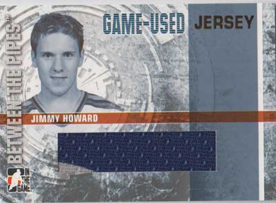 Jimmy Howard 2006-07 Between The Pipes Jerseys Gold #GUJ36