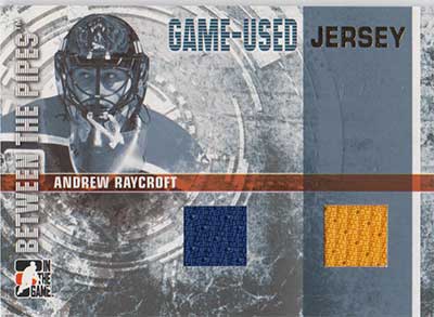 Andrew Raycroft 2006-07 Between The Pipes Jerseys Gold #GUJ53