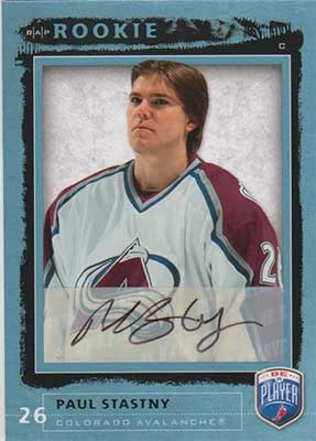 Paul Stastny 2006-07 Be A Player Autographs #219