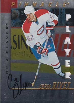 Craig Rivet 1997-98 Be A Player Autographs Die Cut #102