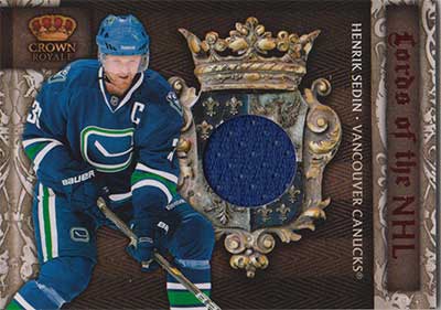 Henrik Sedin 2010-11 Crown Royale Lords of the NHL Memorabilia #2 /99