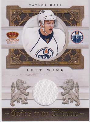 Taylor Hall 2010-11 Crown Royale Heirs to the Throne Materials #TH /250