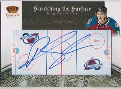 Ryan Stoa 2010-11 Crown Royale Scratching the Surface Signatures #87