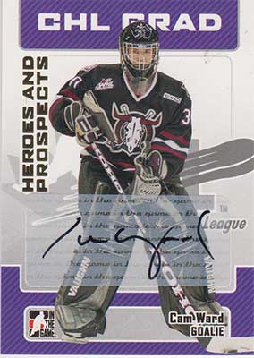 Cam Ward 2006-07 ITG Heroes and Prospects Autographs #ACW