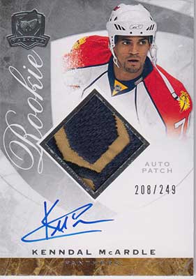 Kenndal McArdle 2008-09 The Cup #106 Patch Autograph RC /249
