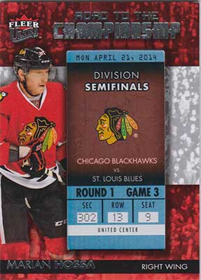 Marian Hossa 2014-15 Ultra Road to the Championship #RTCCBMH1