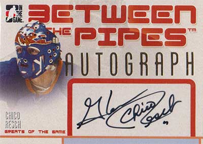 Chico Resch 2006-07 Between The Pipes Autographs #ACR