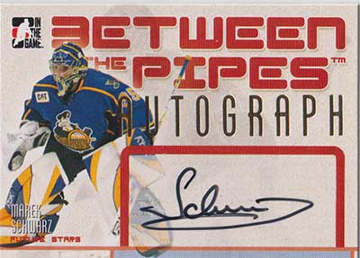 Marek Schwarz 2006-07 Between The Pipes Autographs #AMS