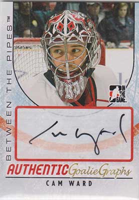 Cam Ward 2007-08 Between The Pipes Autographs #ACW