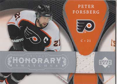 Peter Forsberg 2005-06 Upper Deck Trilogy Honorary Swatches #HSPF