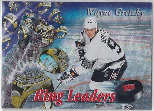 Wayne Gretzky 1994-95 Finest Ring Leaders #5