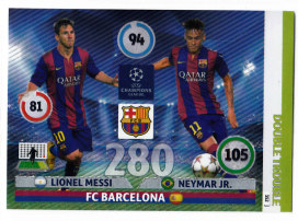 Double Trouble, 2014-15 Adrenalyn Champions League, Lionel Messi / Neymar Jr.