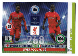 Double Trouble, 2014-15 Adrenalyn Champions League, Daniel Sturridge / Mario Balotelli