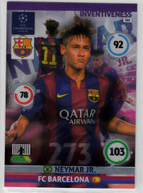 Inventiveness, 2014-15 Adrenalyn Champions League, Neymar Jr.