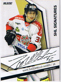2009-10 SHL Signatures s.1 #12 Mats Zuccarello-Aasen MODO Hockey
