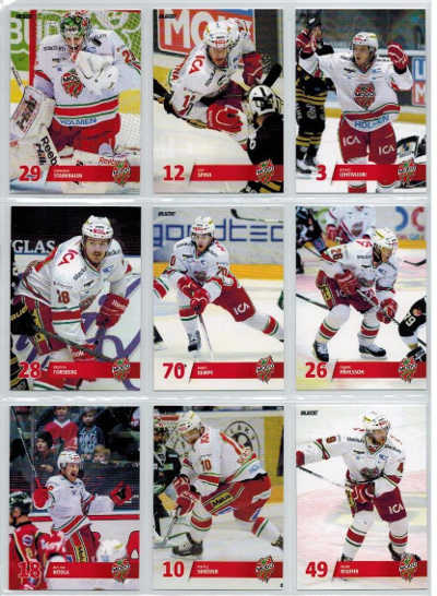 Teamset MODO Hockey SHL 2013-14 serie 1 