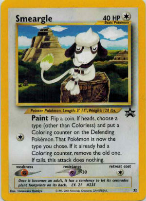 Pokémon, Black Star Promo, Smeargle - 32
