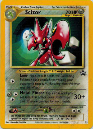 Pokémon, Black Star Promo, Scizor - 33