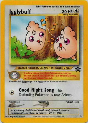 Pokémon, Black Star Promo, Igglybuff - 36