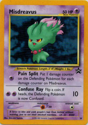 Pokémon, Black Star Promo, Misdreavus - 39