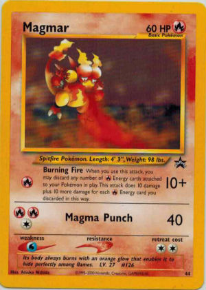 Pokémon, Black Star Promo, Magmar - 44