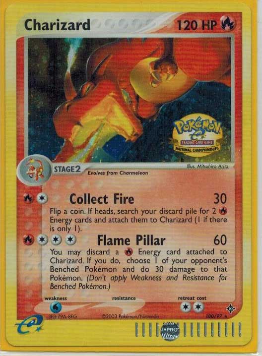 Pokémon, Promo, Charizard - 100/97 - (2004 National Championships) Holo Rare