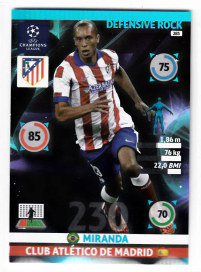 Defensive Rock, 2014-15 Adrenalyn Champions League, Miranda