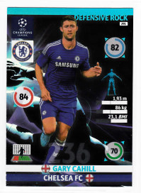 Defensive Rock, 2014-15 Adrenalyn Champions League, Gary Cahill 