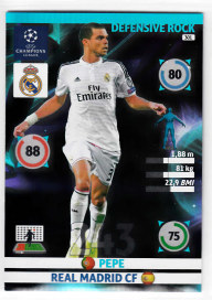 Defensive Rock, 2014-15 Adrenalyn Champions League, Pepe