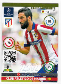 Fans Favourite, 2014-15 Adrenalyn Champions League, Arda Turan