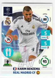 Game Changer, 2014-15 Adrenalyn Champions League, Karim Benzema