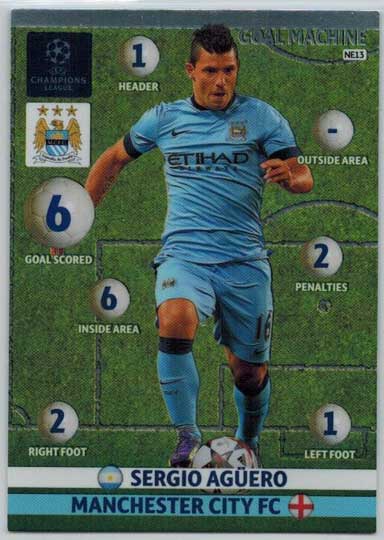 Goal Machine, 2014-15 Adrenalyn Champions League, Sergio Agüero / Sergio Aguero