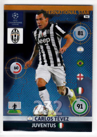 International Star, 2014-15 Adrenalyn Champions League, Carlos Tévez / Carlos Tevez