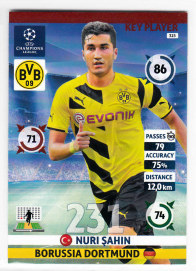Key Player, 2014-15 Adrenalyn Champions League, Nuri Sahin