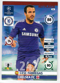 Key Player, 2014-15 Adrenalyn Champions League, Cesc Fàbregas / Cesc Fabregas
