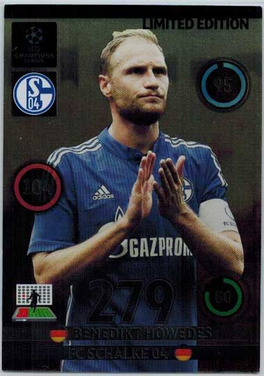 Limited Edition, 2014-15 Adrenalyn Champions League, Benedikt Höwedes / Benedikt Howedes
