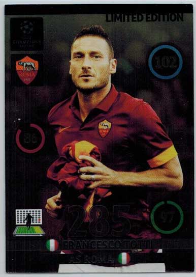 Limited Edition, 2014-15 Adrenalyn Champions League, Francesco Totti