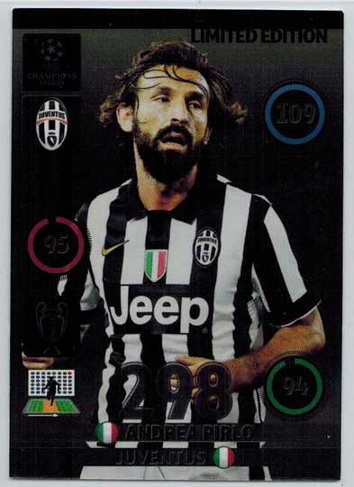 Limited Edition, 2014-15 Adrenalyn Champions League, Andrea Pirlo