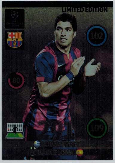 Limited Edition, 2014-15 Adrenalyn Champions League, Luiz Suarez