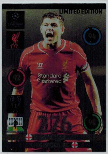 Limited Edition, 2014-15 Adrenalyn Champions League, Steven Gerrard