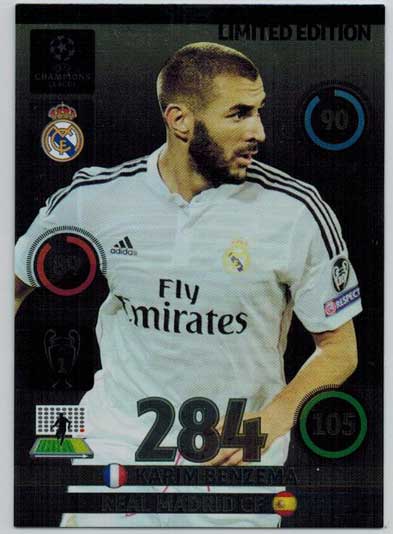 Limited Edition, 2014-15 Adrenalyn Champions League, Karim Benzema