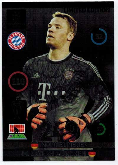 Limited Edition, 2014-15 Adrenalyn Champions League, Manuel Neuer