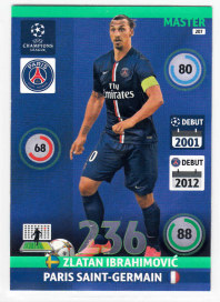 Master, 2014-15 Adrenalyn Champions League, Zlatan Ibrahimovic