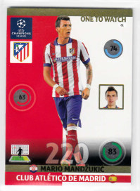 One To Watch, 2014-15 Adrenalyn Champions League, Mario Mandzukic