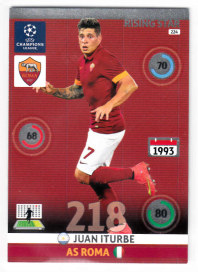 Rising Star, 2014-15 Adrenalyn Champions League, Juan Iturbe