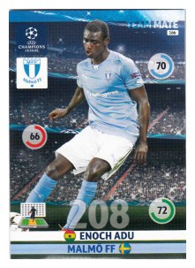 Team Mate, 2014-15 Adrenalyn Champions League, Malmö FF, Enoch Adu